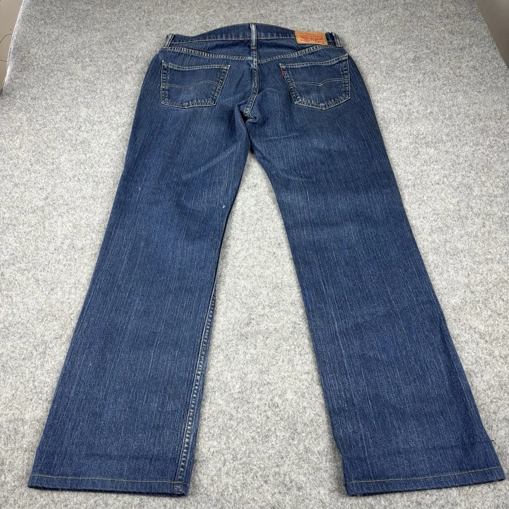 Levi's 559 Jeans Mens 34x36 (Fits 36x34) Relaxed Straight Leg Blue Denim‎ Casual